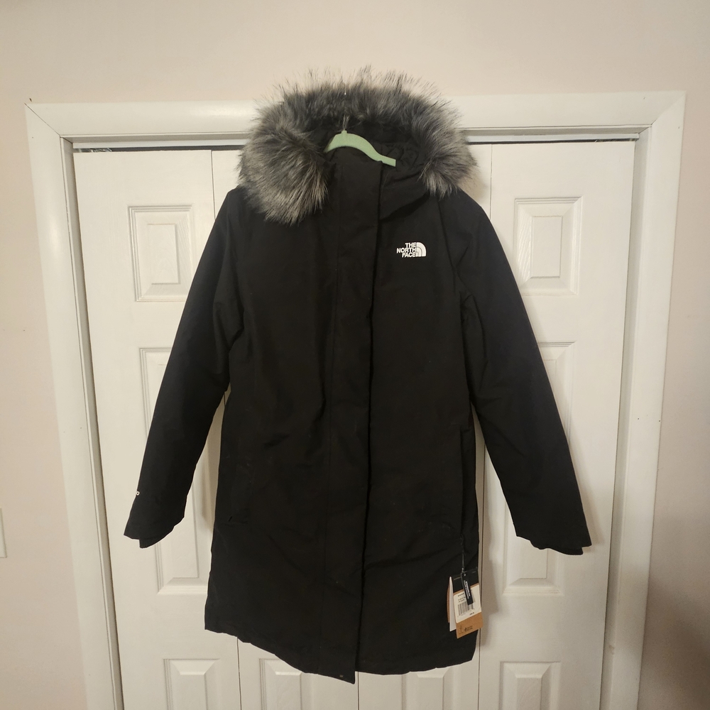 The North Face Black Parka with Fur Hood - NWT